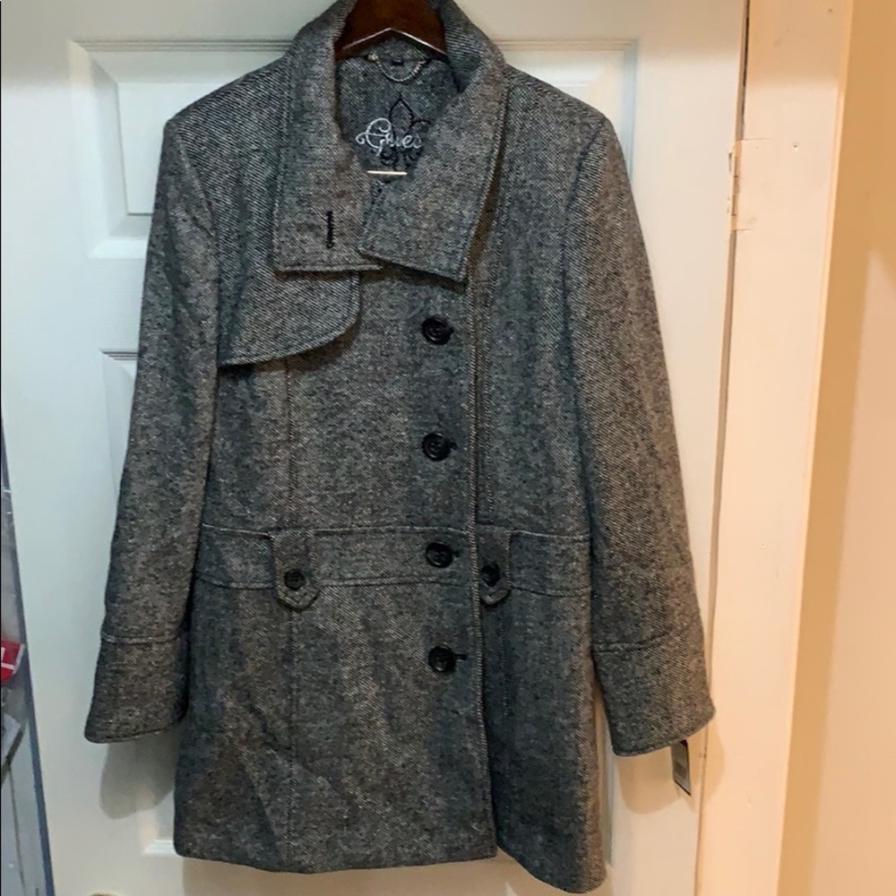 Women Guess  Peacoat Black & White